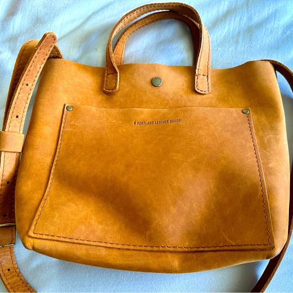 Portland Leather Mini Crossbody in Cocoa - Picture 1 of 3